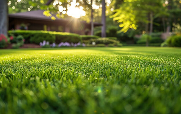 A lovely green, healthy lawn